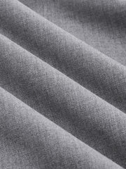 Pantalon portefeuille gris, détail du tissu