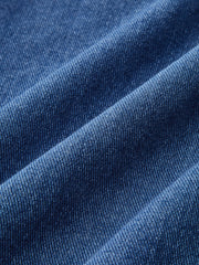Robe mini jean ceinturée