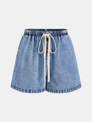 Ensemble gilet jean et short coton