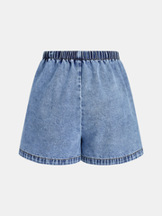 Ensemble gilet jean et short coton