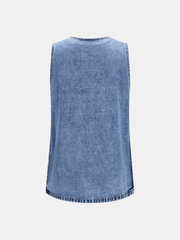 Ensemble gilet jean et short coton