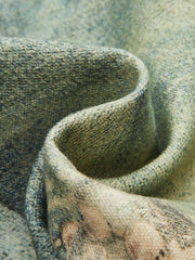 Jean imprimé bijoux, détail du tissu