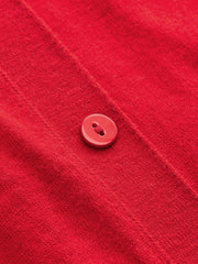 Cardigan sans manches col V laine
