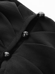 Blouse asymétrique manches évasées