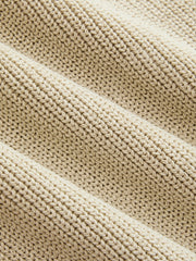 Gilet tricot col V détail métal