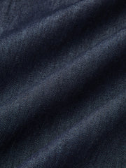 Robe midi en denim boutonnée