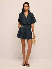 Ensemble chemise jupe denim