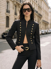 Veste napoléon à brandebourgs