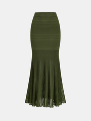 Ensemble top tricoté jupe sirène