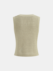Ensemble débardeur et short tricot