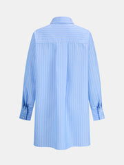 Ensemble robe chemise rayée jupe portefeuille