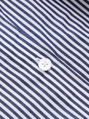 Chemise rayée manches ballon nœud