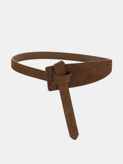 Ceinture large effet daim