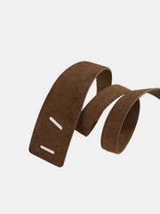 Ceinture large effet daim