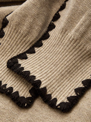 Robe midi tricot cape