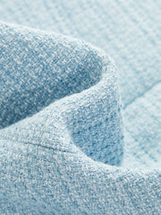 Robe mini sans manches bordure contrastée