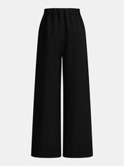 Pantalon ample à mors métallique noir, pièce seule, vue de dos