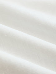 Pantalon large à chaîne blanc, détail