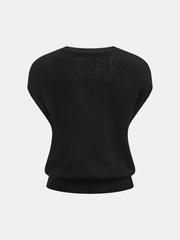 Top épaules transparentes asymétriques