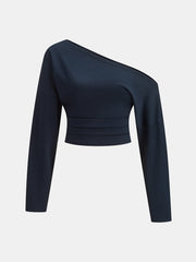Ensemble crop top épaules dénudées