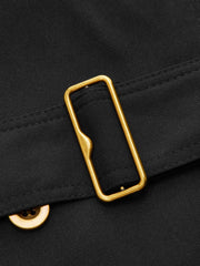 Veste militaire croisée à ceinture