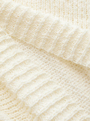 Cape tricot col V ample