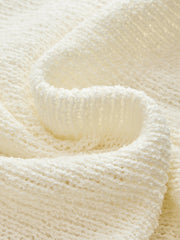 Cape tricot col V ample