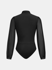 Body col croisé chiffon