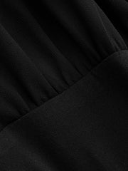 Body col croisé chiffon