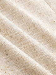 Pantalon tweed écru à chaîne, détail du tweed