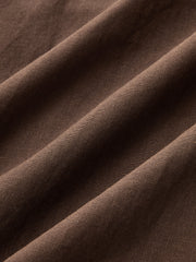 Chemise courte col V ceinturée