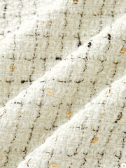 Jupe short trapèze tweed