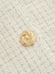 Robe mini tweed ceinturée