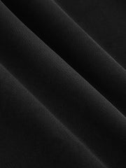 Pantalon large à gourmette noir, détail