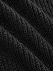 Pull col roulé asymétrique à boutons