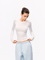 T-shirt manches longues basique