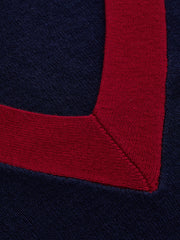 Top tricot châle amovible bicolore