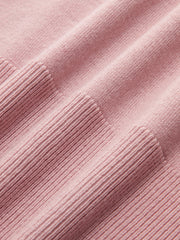 Pull col nœud laine