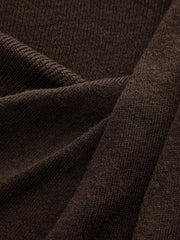 Top tricot asymétrique manches longues