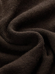 Top tricot asymétrique manches longues