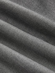 Blazer gris col V ceinturé