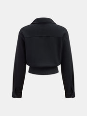 Sweat crop col laçage