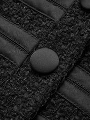 Veste noire napoléon manches voile