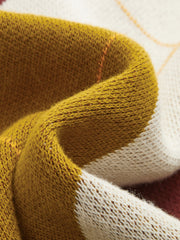 Cardigan à motifs losanges
