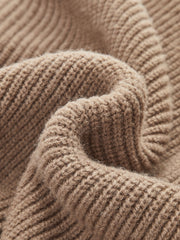 Pull col montant laine mélangée