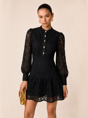 Robe mini brodée