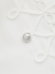 Chemise boutonnée poignets plissés