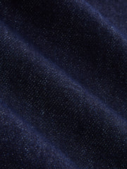 Jupe crayon midi bicolore denim