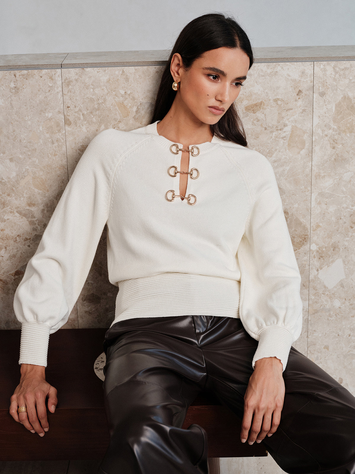 Pull manches lanterne mors de cheval