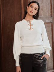 Pull manches lanterne mors de cheval